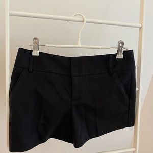 Alice and olivia black shorts